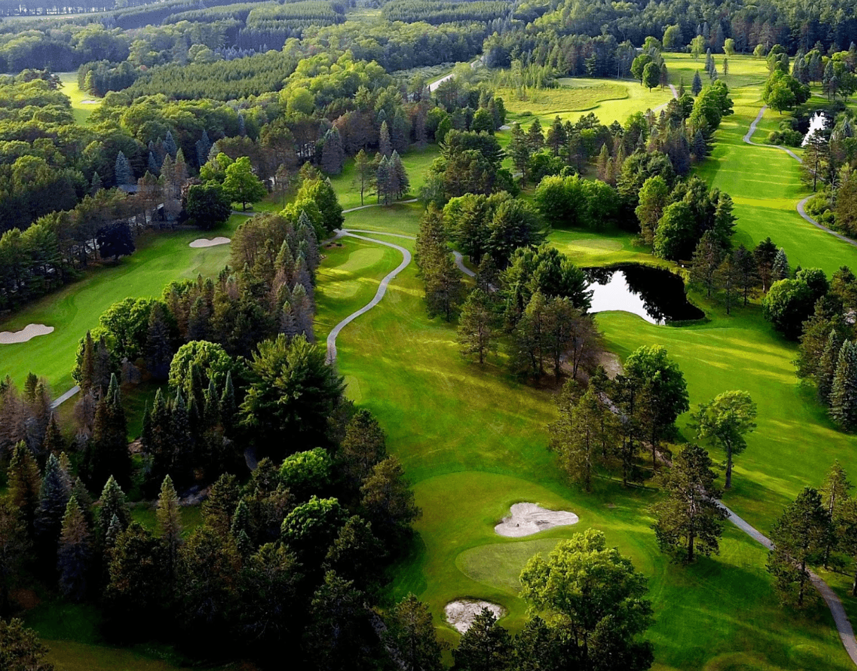 Prime Lot in Garland Woods Golf Resort, Michigan!