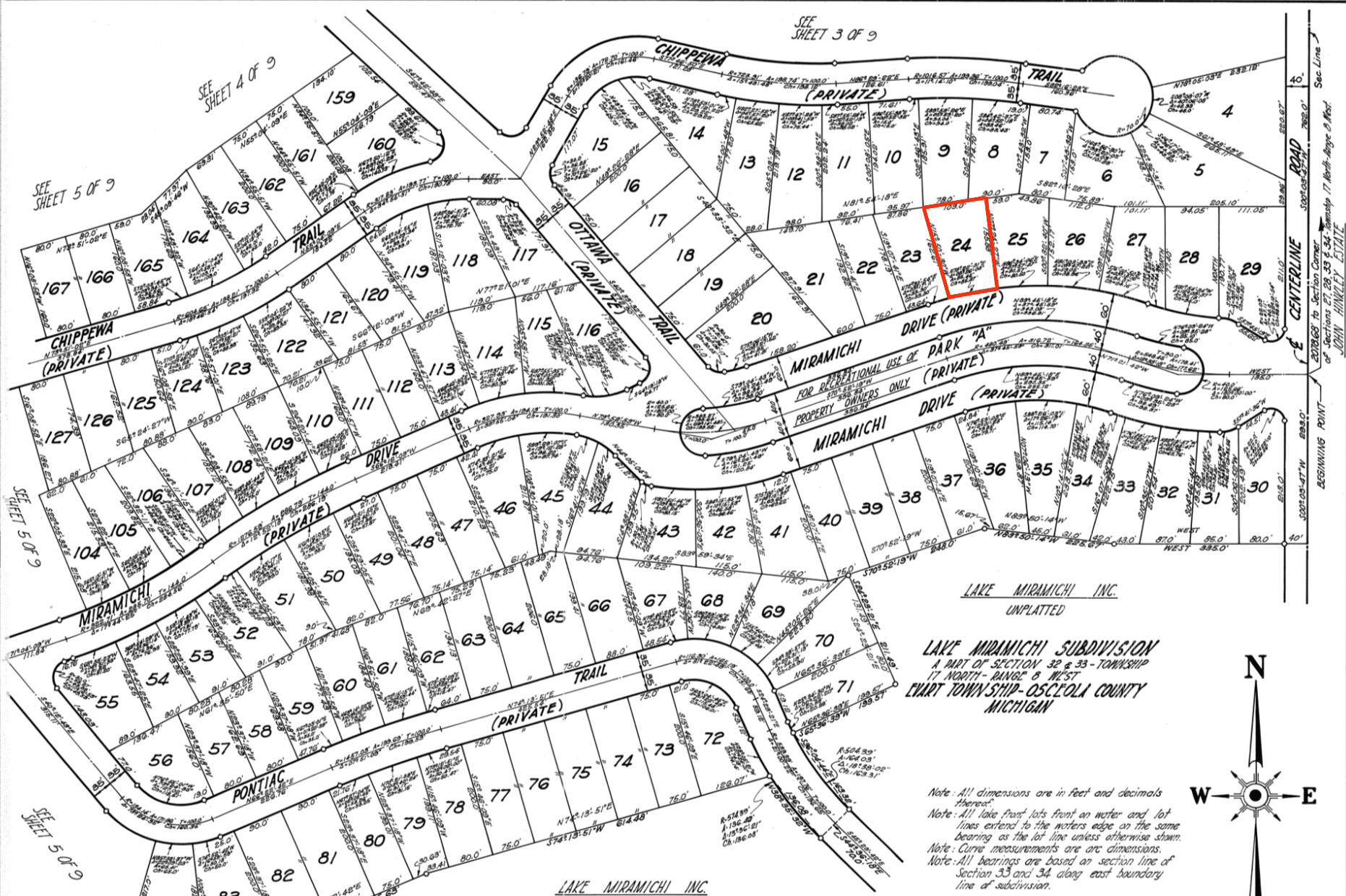 Build your Getaway Home in this Waterfront Community: Lake Miramichi in Osceola County, Michigan!