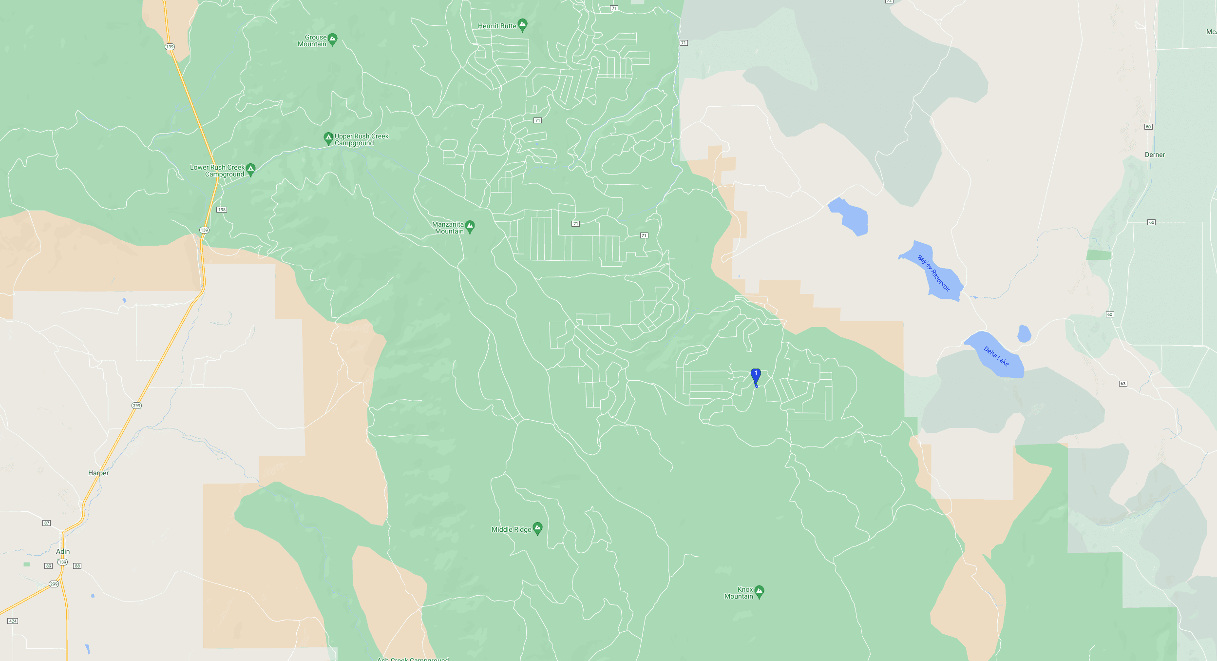 Live or Camp on Your 1.33 Acres of Huge Pines in Peaceful California Pines, Modoc County, California