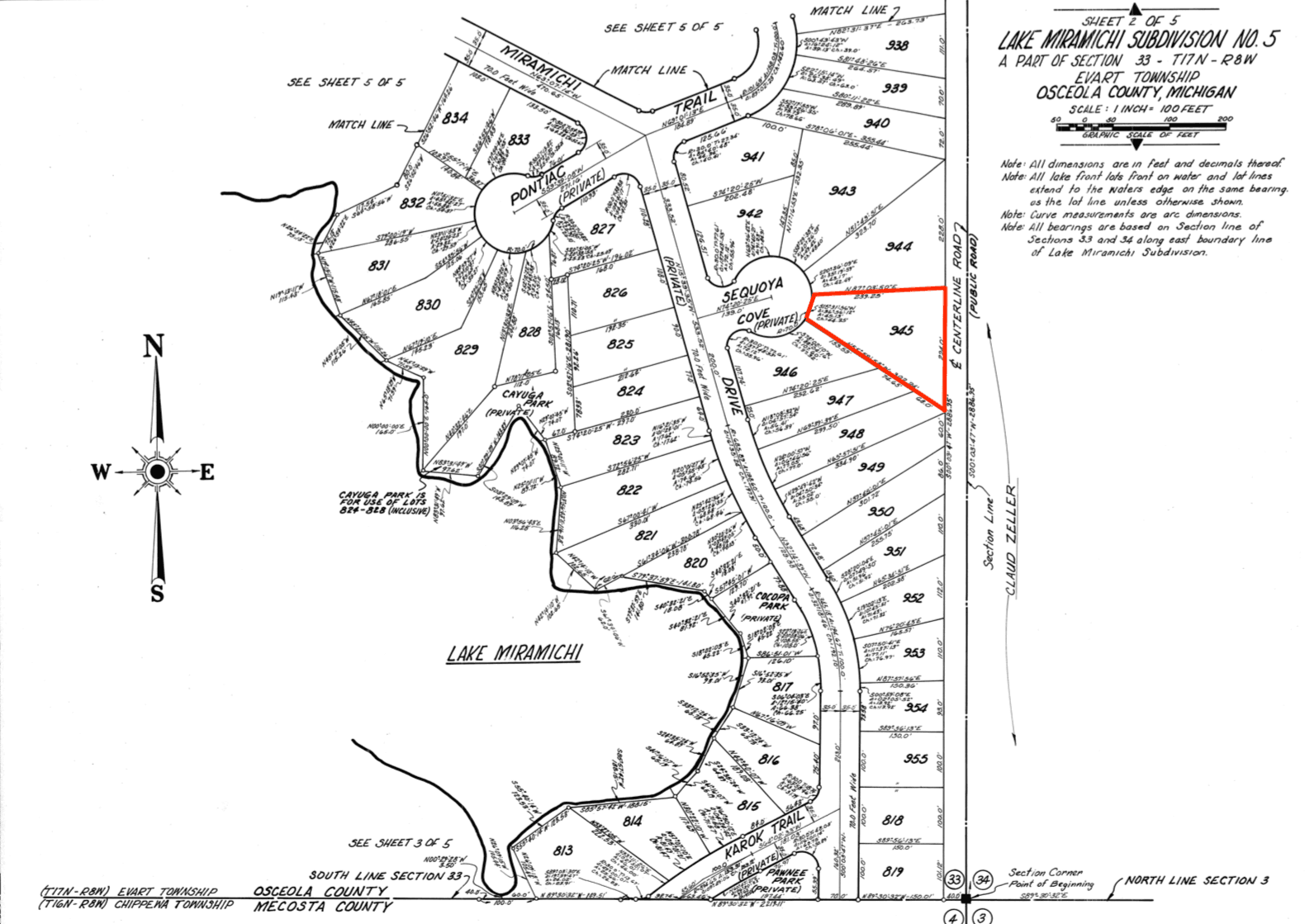 Enjoy the Views of Lake Miramichi from Your New Home in Osceola County, Michigan!