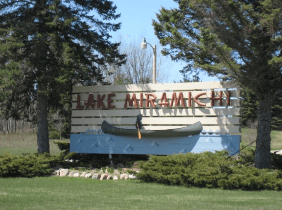 View Lake Miramichi from Your New Home in Osceola County, Michigan!