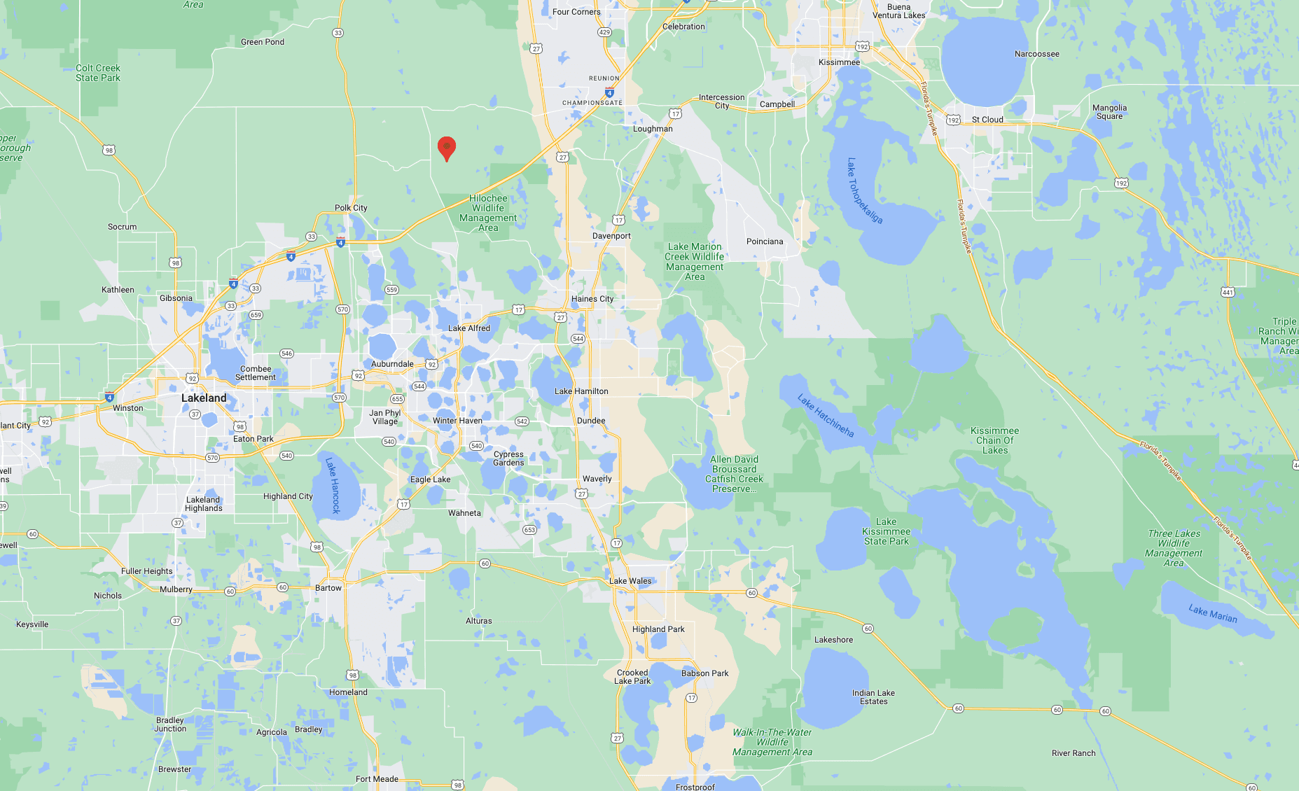 Beautiful Wooded Acre in Polk County, Florida!