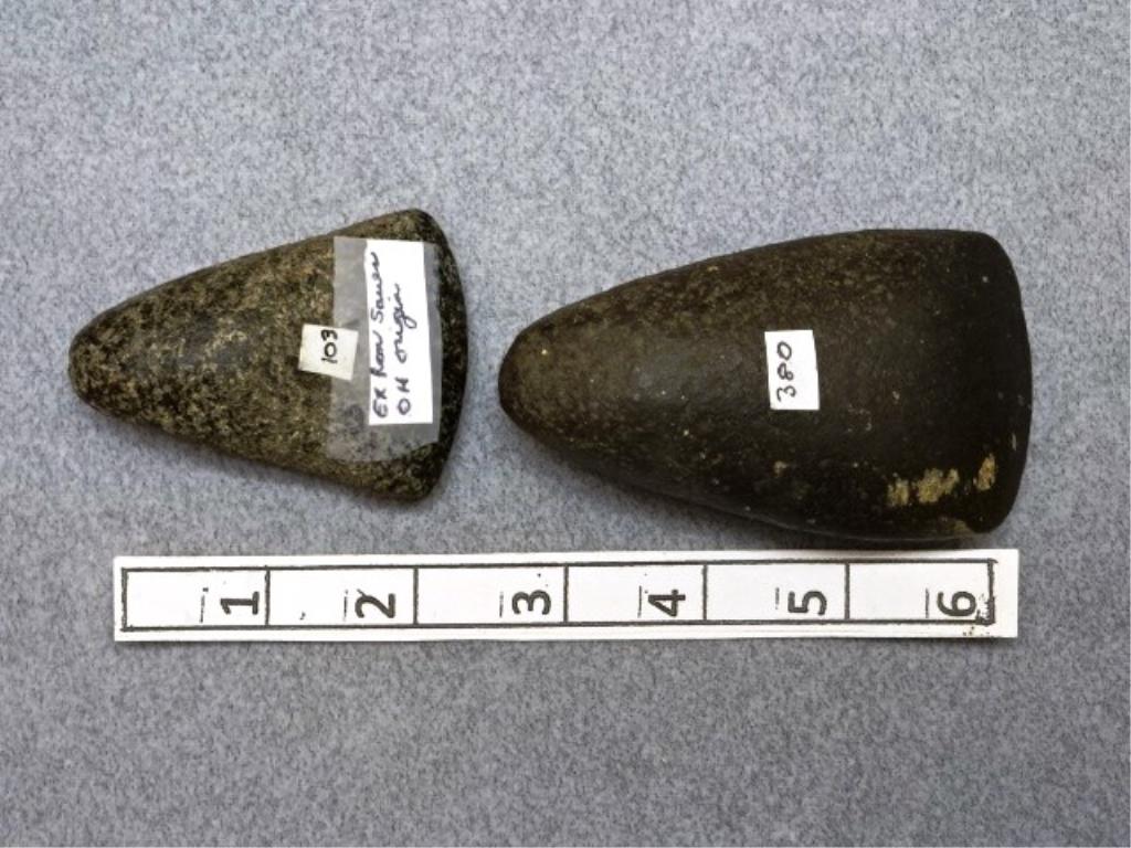 Two Celts - 2 1/2  / 3 3/4 in. - Hardstone