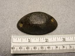 Boatstone - 2 1/2 in. - Steatite - Tuscarawas Co.