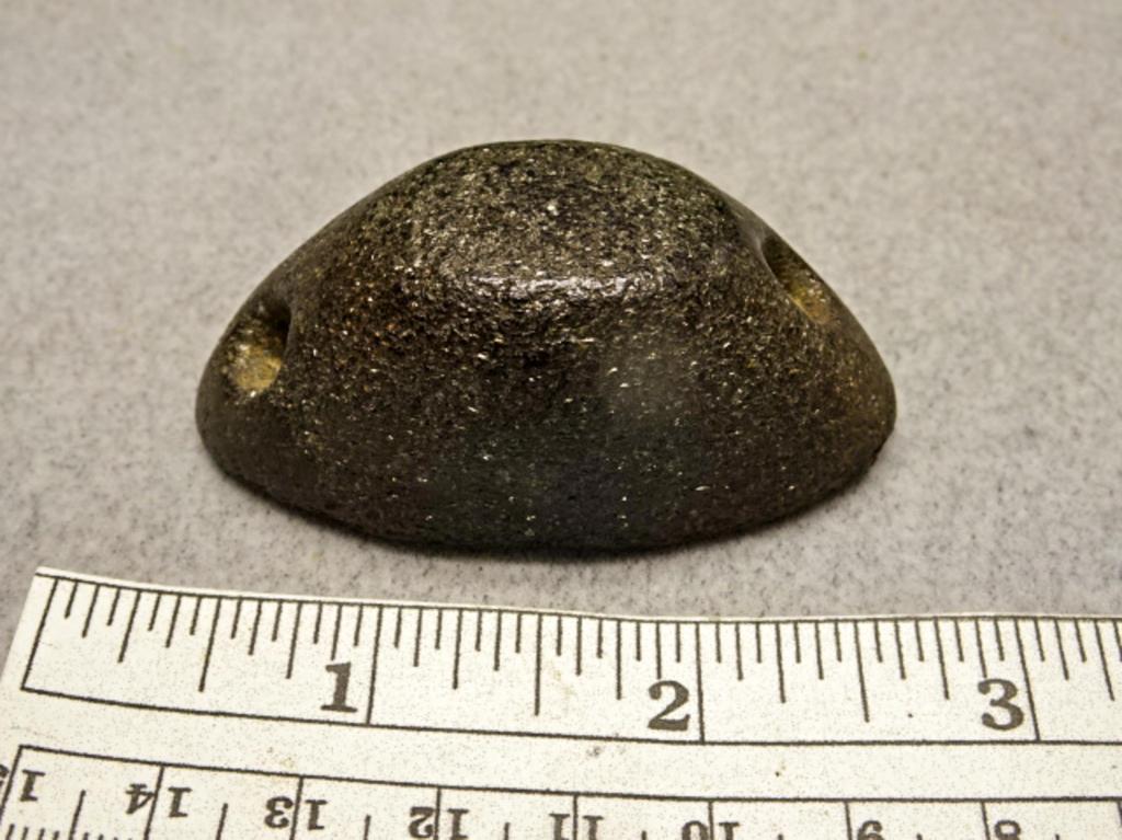 Boatstone - 2 1/2 in. - Steatite - Tuscarawas Co.
