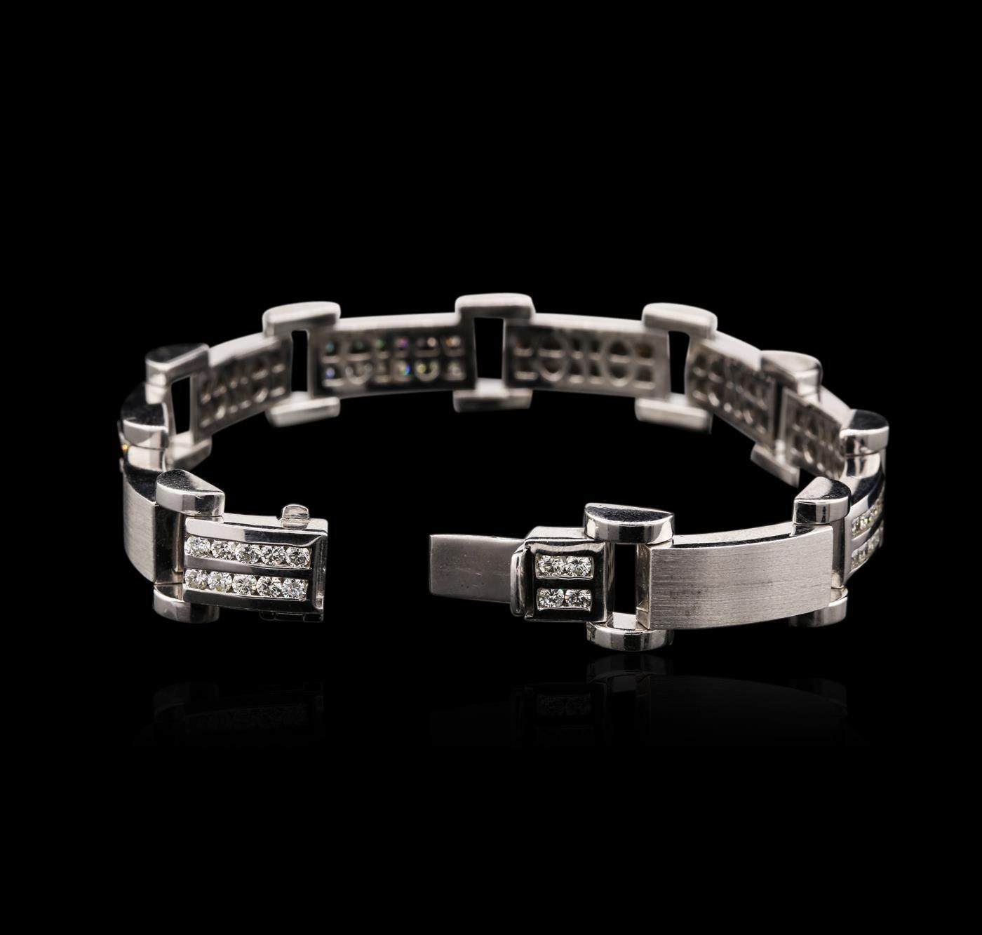 14KT White Gold 2.37 ctw Diamond Bracelet