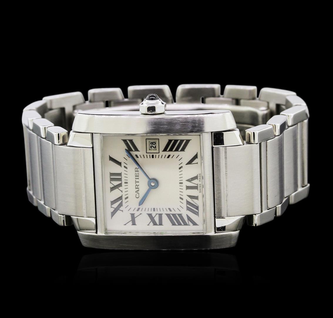 Cartier Stainless Steel Tank Francaise Watch