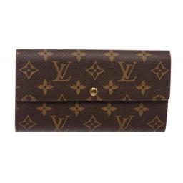 Louis Vuitton Monogram Canvas Leather Sarah Wallet