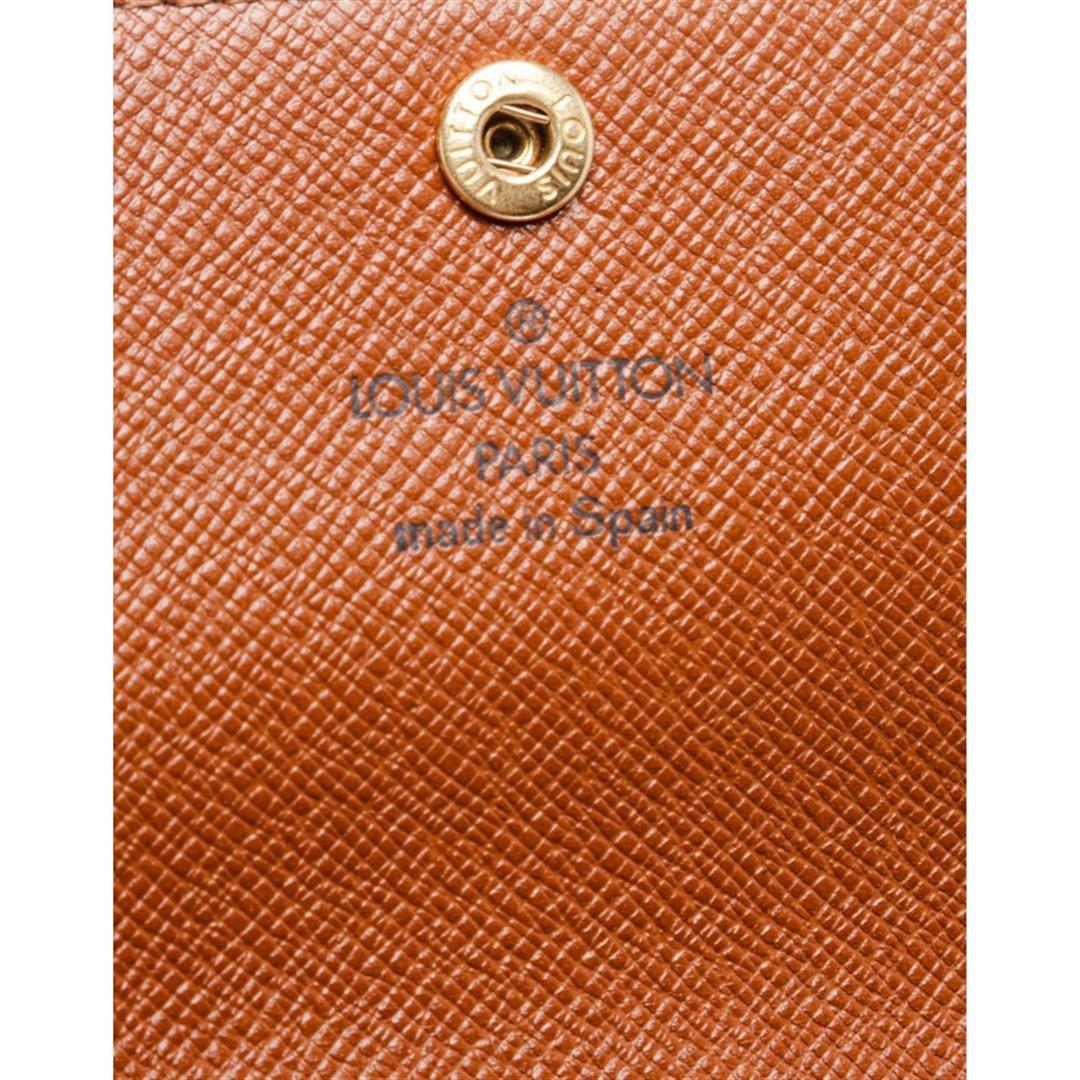 Louis Vuitton Monogram Canvas Leather Sarah Wallet