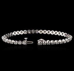 14KT White Gold 3.35 ctw Diamond Tennis Bracelet