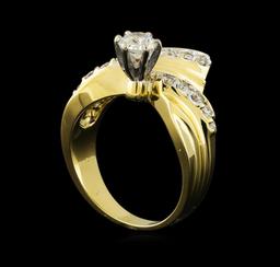 1.03 ctw Diamond Ring - 14KT Yellow Gold