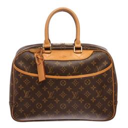 Louis Vuitton Monogram Canvas Leather Deauville Doctor Bag