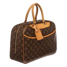 Louis Vuitton Monogram Canvas Leather Deauville Doctor Bag