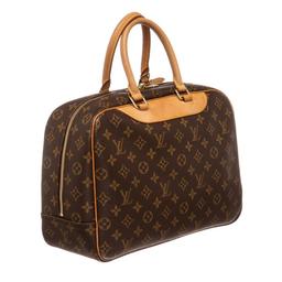 Louis Vuitton Monogram Canvas Leather Deauville Doctor Bag