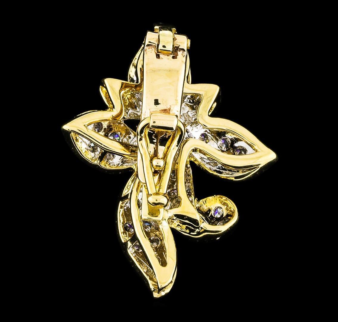 0.20 ctw Diamond Pendant - 18KT Yellow Gold