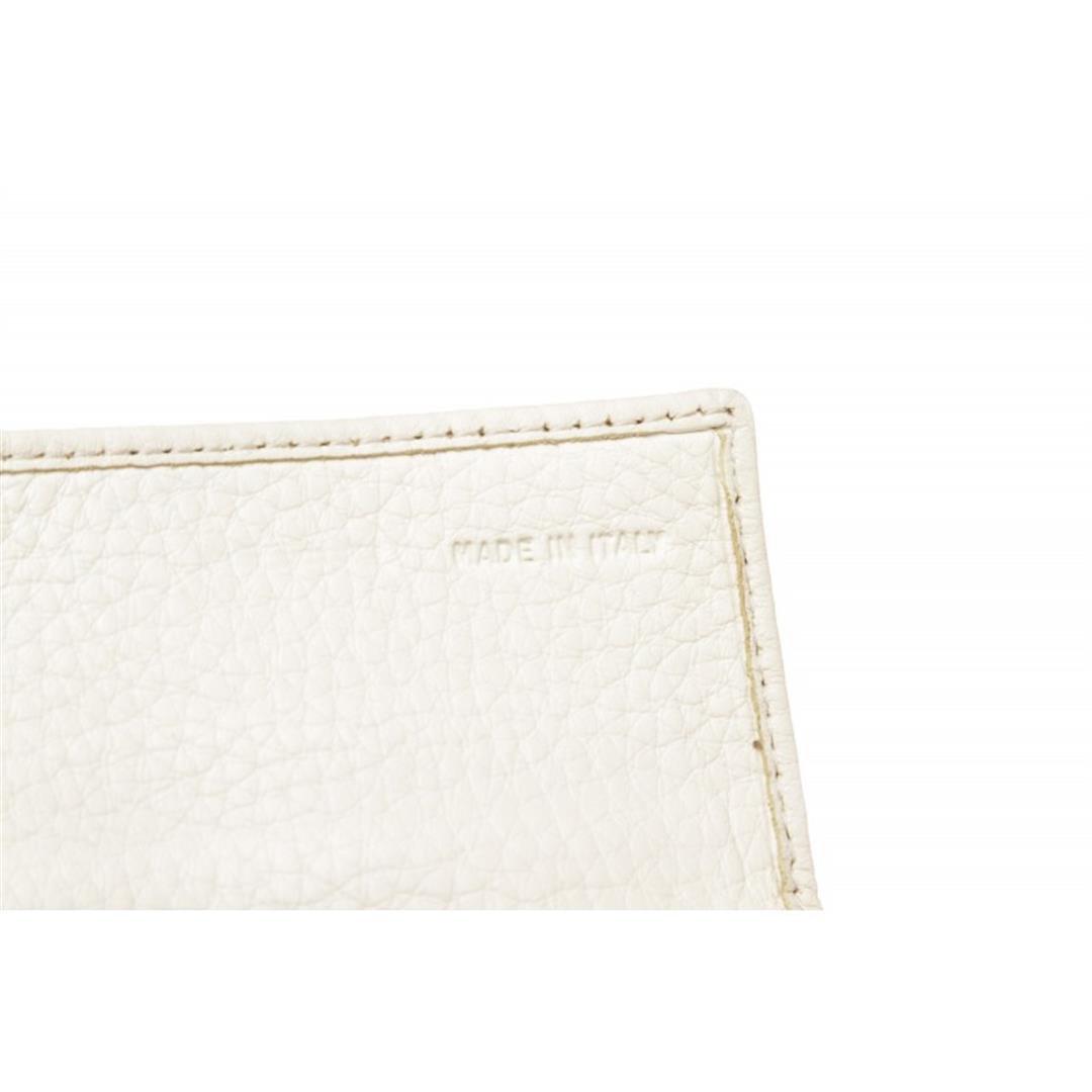 Prada White Leather Long Wallet