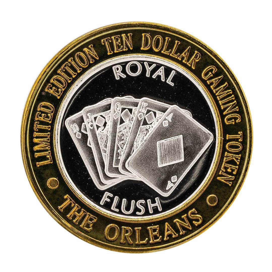.999 Silver The Orleans Hotel & Casino Las Vegas, NV $10 Limited Edition Gaming