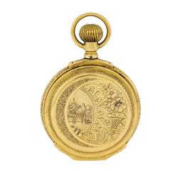 Vintage Waltham Pocket Watch - 14KT Yellow Gold