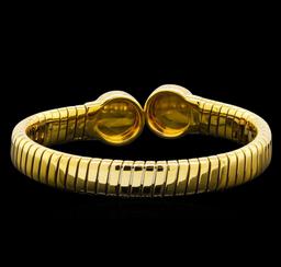 Bvlgari 18KT Yellow Gold Cuff Bracelet