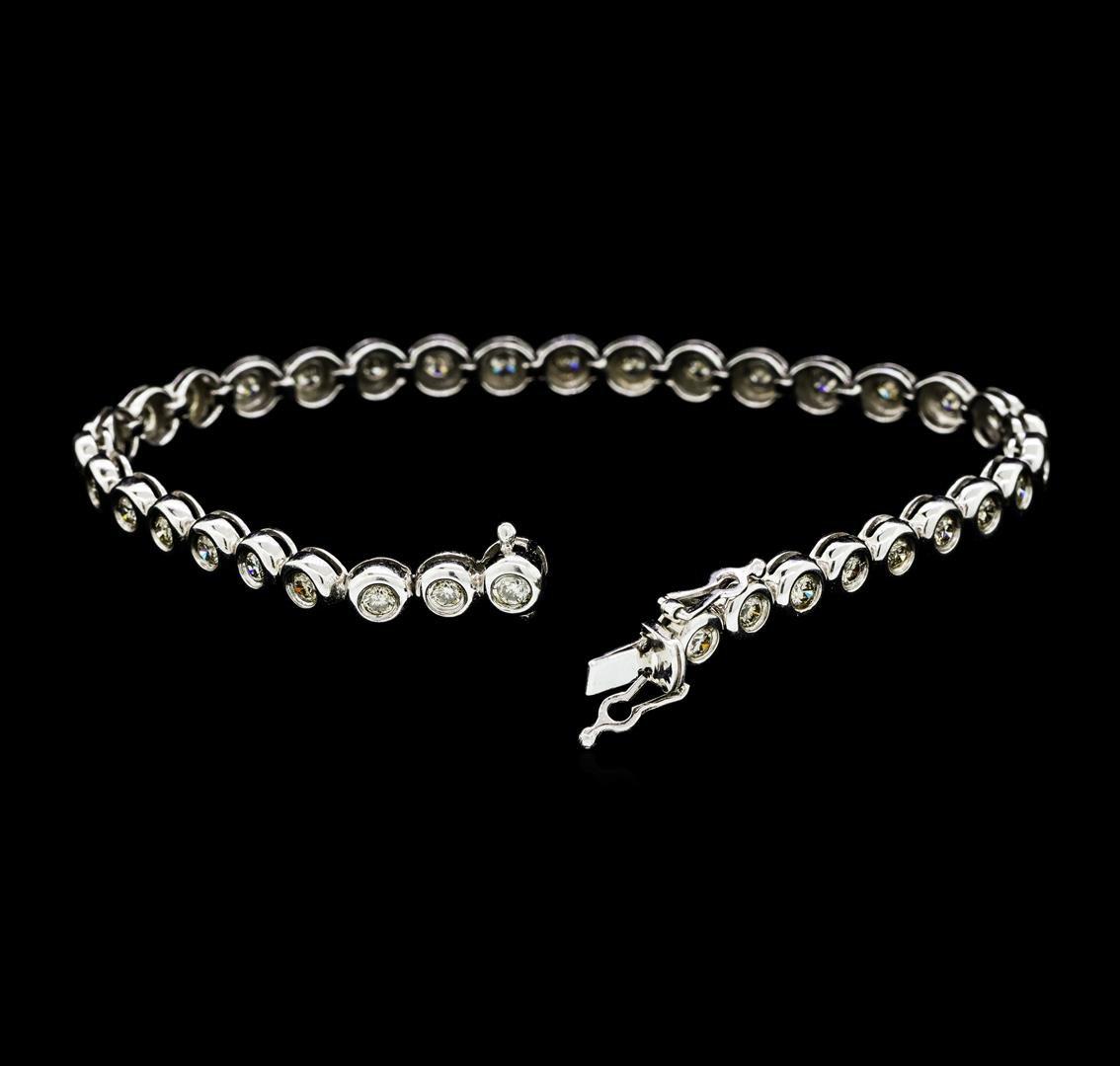 2.50 ctw Diamond Tennis Bracelet - 18KT White Gold