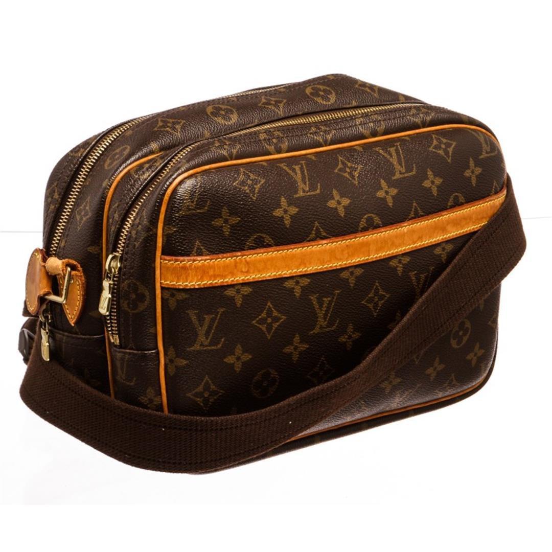 Louis Vuitton Monogram Canvas Leather Reporter PM Bag