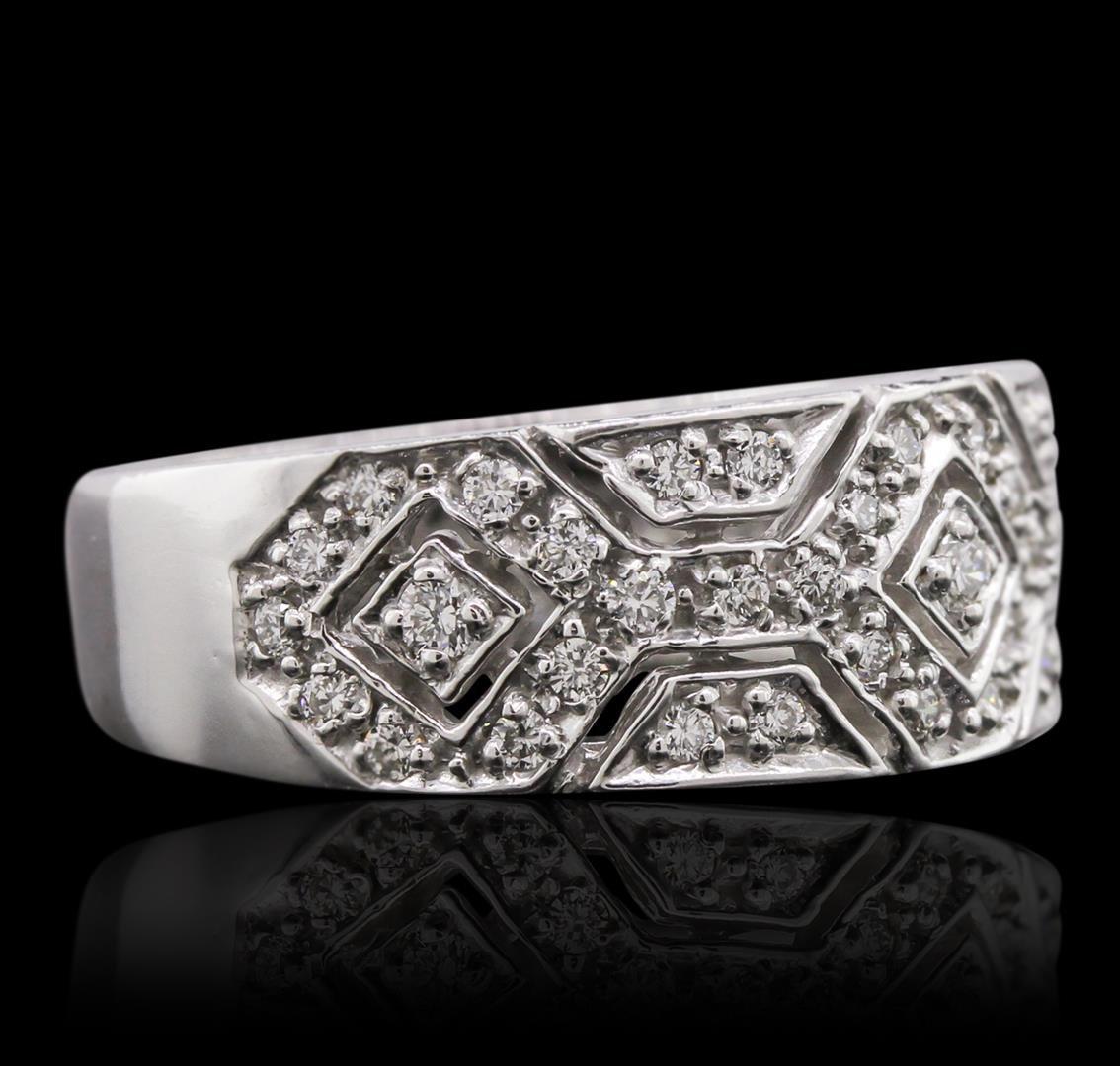 14KT White Gold 0.43 ctw Diamond Ring