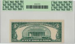 1950B PCGS CN 63PPQ $5 Federal Reserve Note