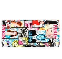 Multi Colored Fashionista Patent Oversized Clutch