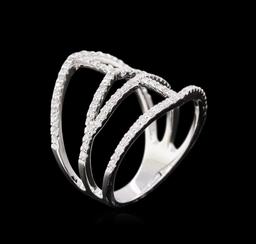 0.63 ctw Diamond Ring - 14KT White Gold