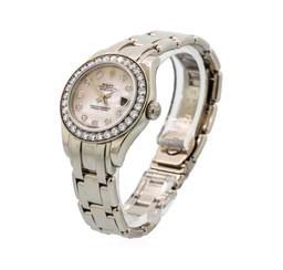 Ladies Rolex Masterpiece 18KT White Gold Datejust Watch