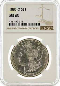 1883-O NGC MS63 Morgan Silver Dollar