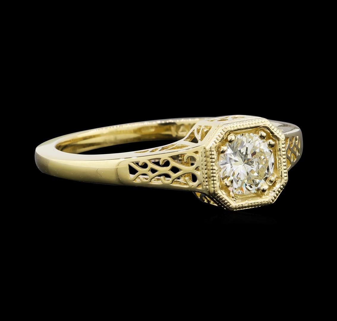 0.50 ctw Diamond Ring - 14KT Yellow Gold