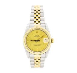 Rolex 18KT Yellow Gold and Stainless Steel Oyster Perpetual Datejust