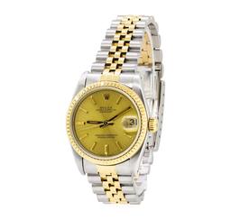 Rolex 18KT Yellow Gold and Stainless Steel Oyster Perpetual Datejust