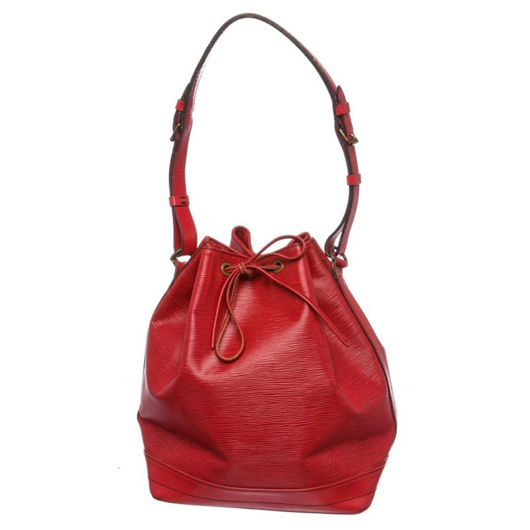 Louis Vuitton Red Epi Leather Noe GM Drawstring Shoulder Bag