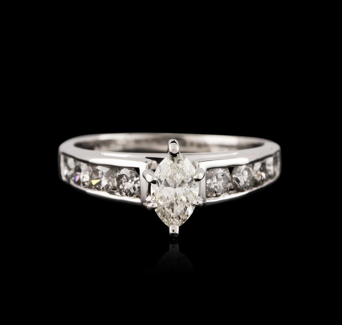 Platinum 0.99 ctw Diamond Ring