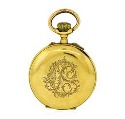 Antique Brevet N171 Pocket Watch - 18KT Yellow Gold