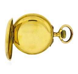 Antique Brevet N171 Pocket Watch - 18KT Yellow Gold