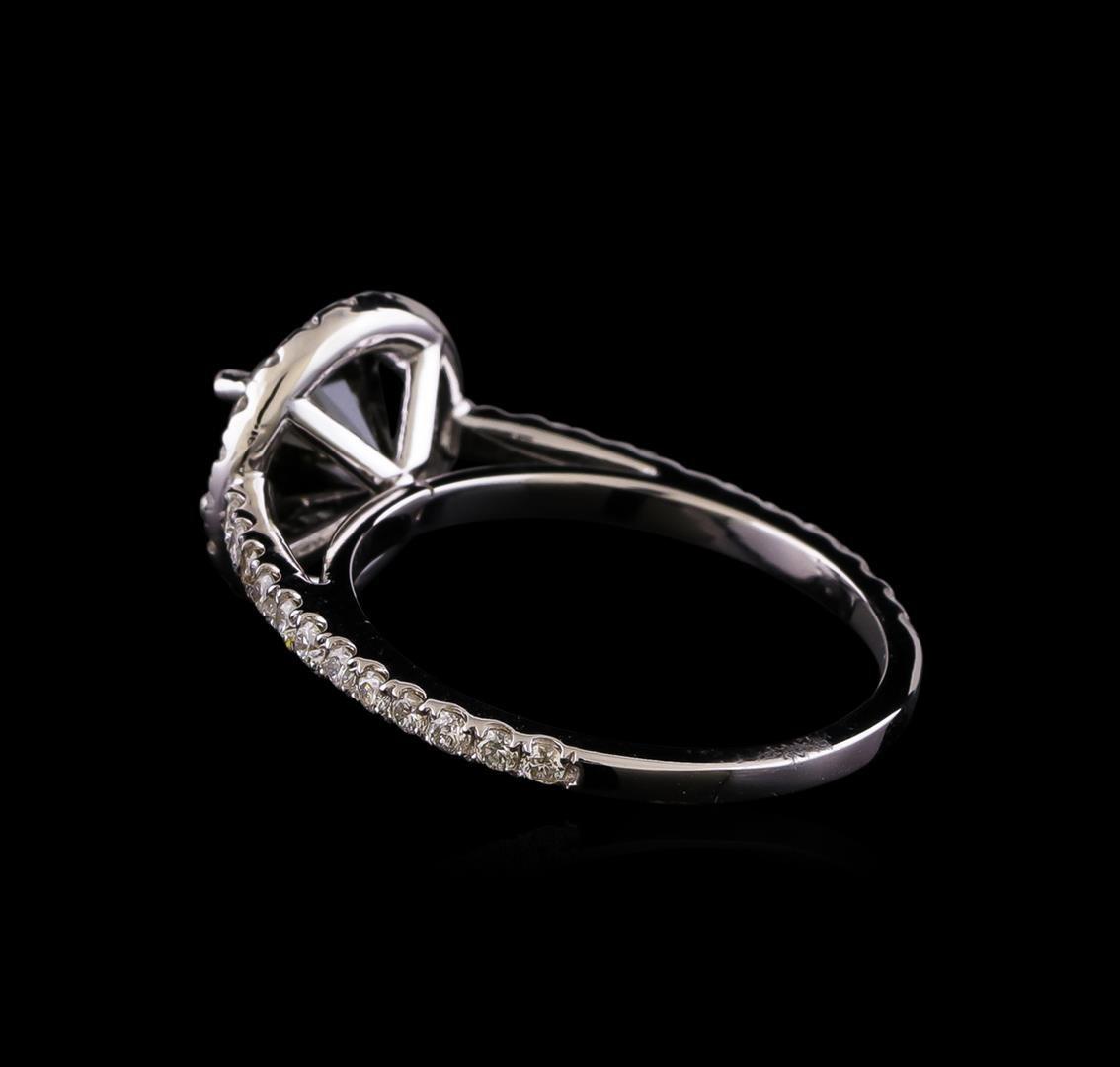 2.60 ctw Black Diamond Ring - 14KT White Gold