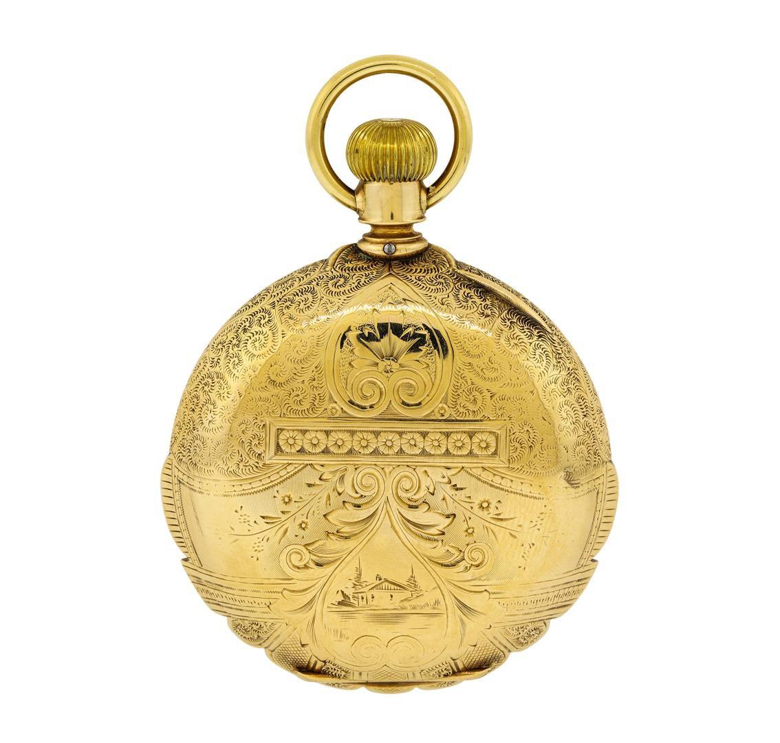 Vintage Waltham Pocket Watch - 14KT Yellow Gold