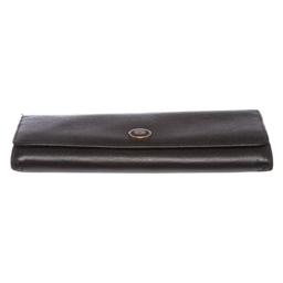 Loewe Black Leather Long Wallet