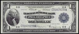 1918 $1 Federal Reserve Bank Note Philadelphia