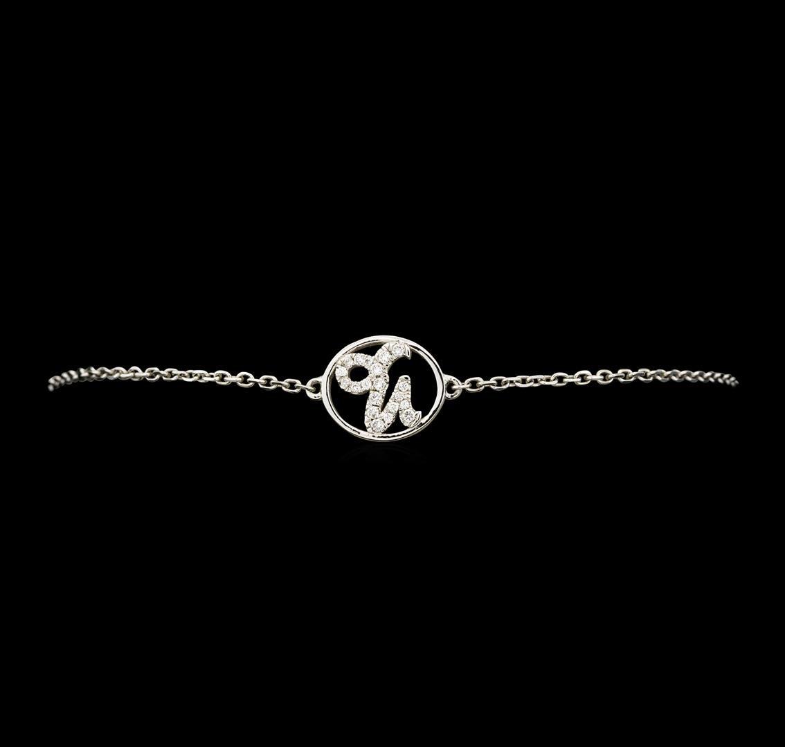 0.30 ctw Diamond Bracelet - 14KT White Gold