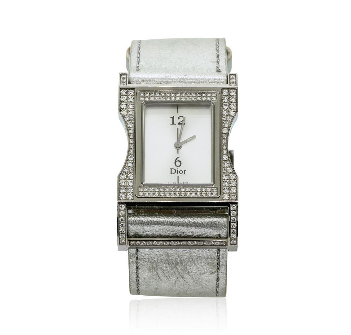 Christian Dior Diamond Wristwatch - Stainless Steel