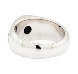 2.25 ctw Black and White Diamond Ring - 14KT White Gold