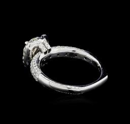 1.85 ctw Diamond Ring - 18KT White Gold