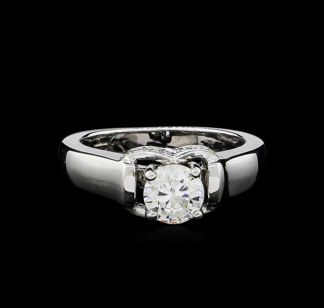 0.86 ctw Diamond Ring - 18KT White Gold