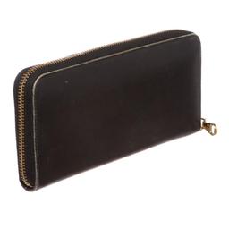 Loewe Black Leather Zip Around Long Wallet