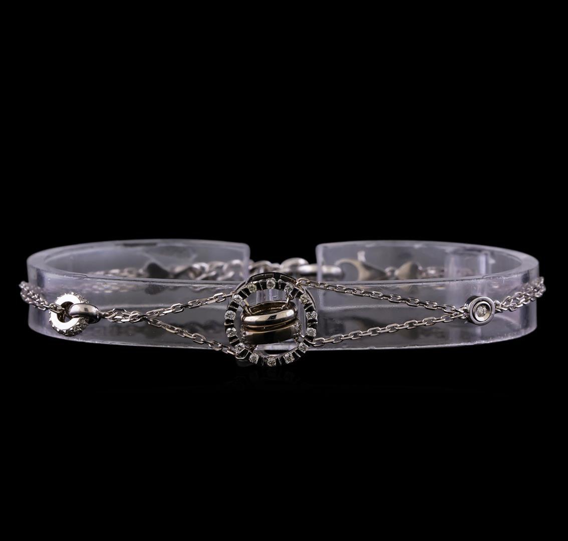 0.44 ctw Diamond Bracelet - 14KT White Gold