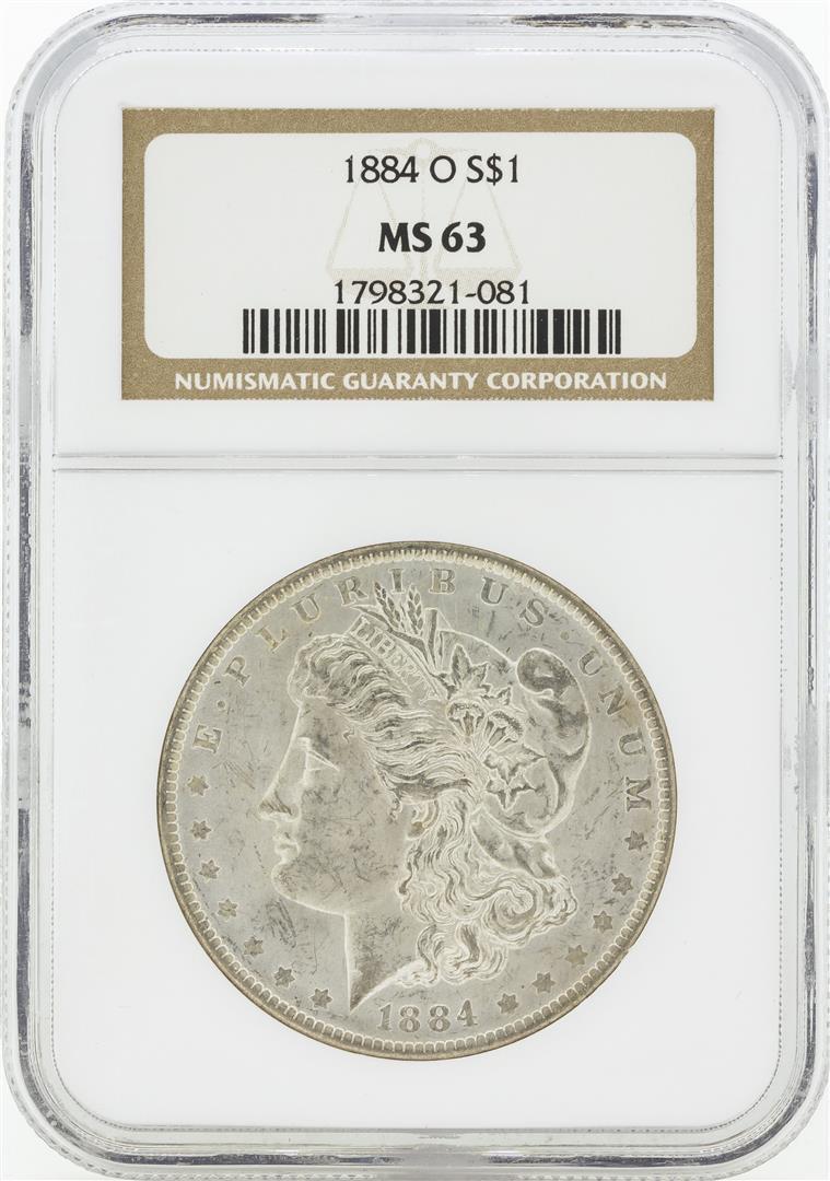 1884-O MS63 NGC Morgan Silver Dollar